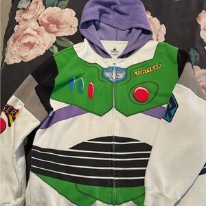 DISNEY PARKS ADULT BUZZ LIGHTYEAR ZIP UP